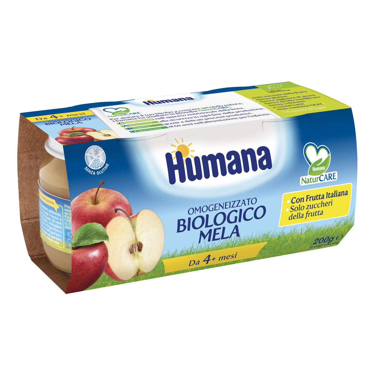 HUMANA OMOG MELA BIO 2X100G  
