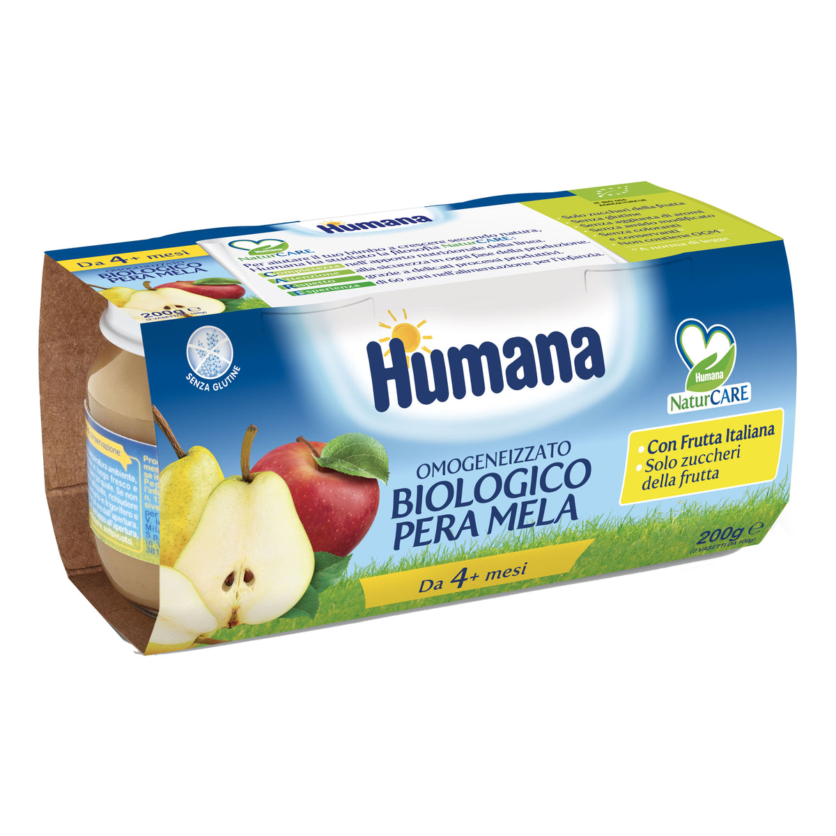 HUMANA OMOG ME/PERA BIO 2X100G  