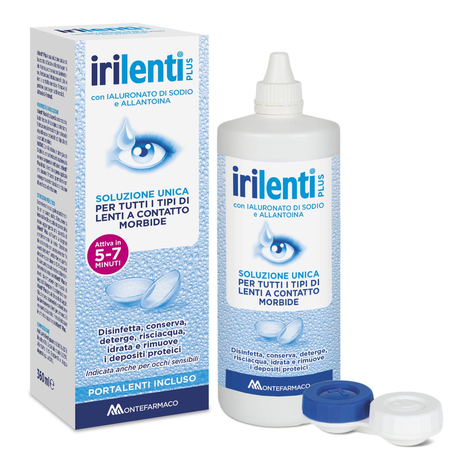 Irilenti Soluzione Unica Acido Ialuronico Duo Pack 360ml + 100ml