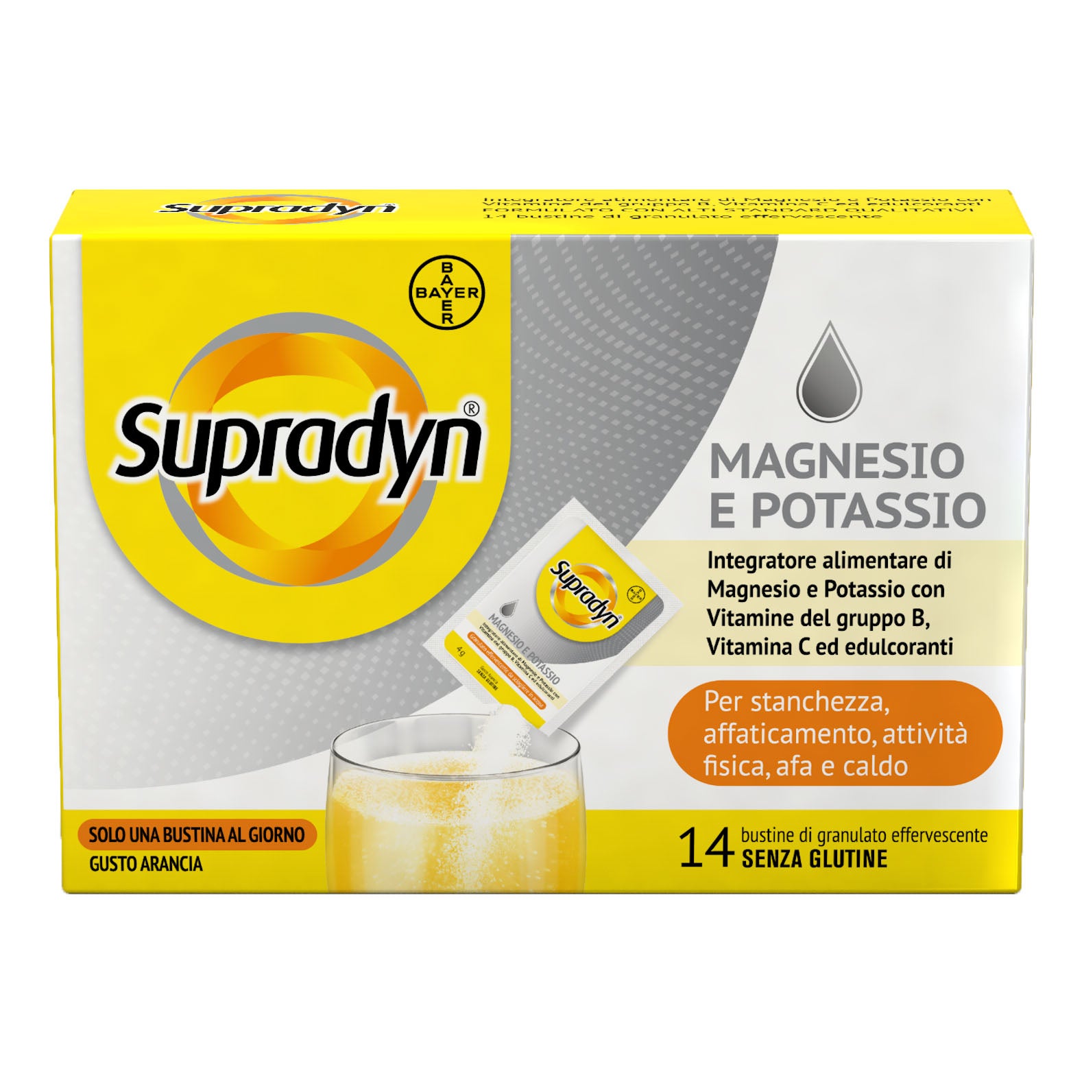 Supradyn Magnesio e Potassio | Vitamina C Stanchezza | 14 Bustine

