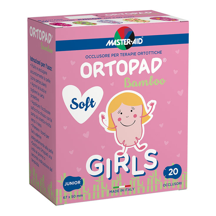 Master Aid Ortopad Cerotti Occlusivi Per Terapie Ortottiche Soft Girls Junior 20 Pezzi
