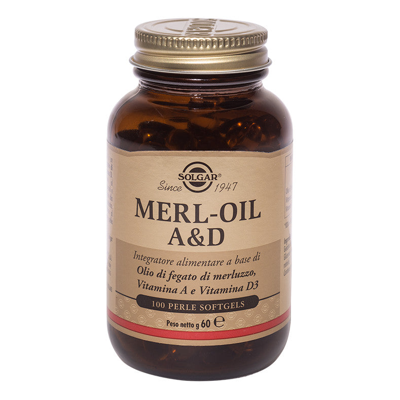 Solgar - Merl Oil A&D 100 Perle Softgels