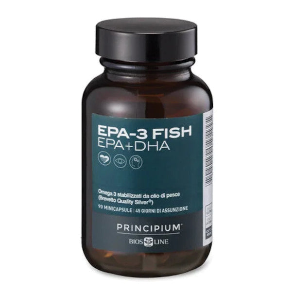 Principium EPA-3 Fish | Omega 3 EPA DHA Distillazione Molecolare | 90 Capsule
