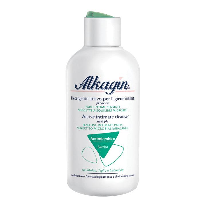 Alkagin Detergente Intimo Attivo Con Complesso Antimicrobico A Ph Acido 250ml