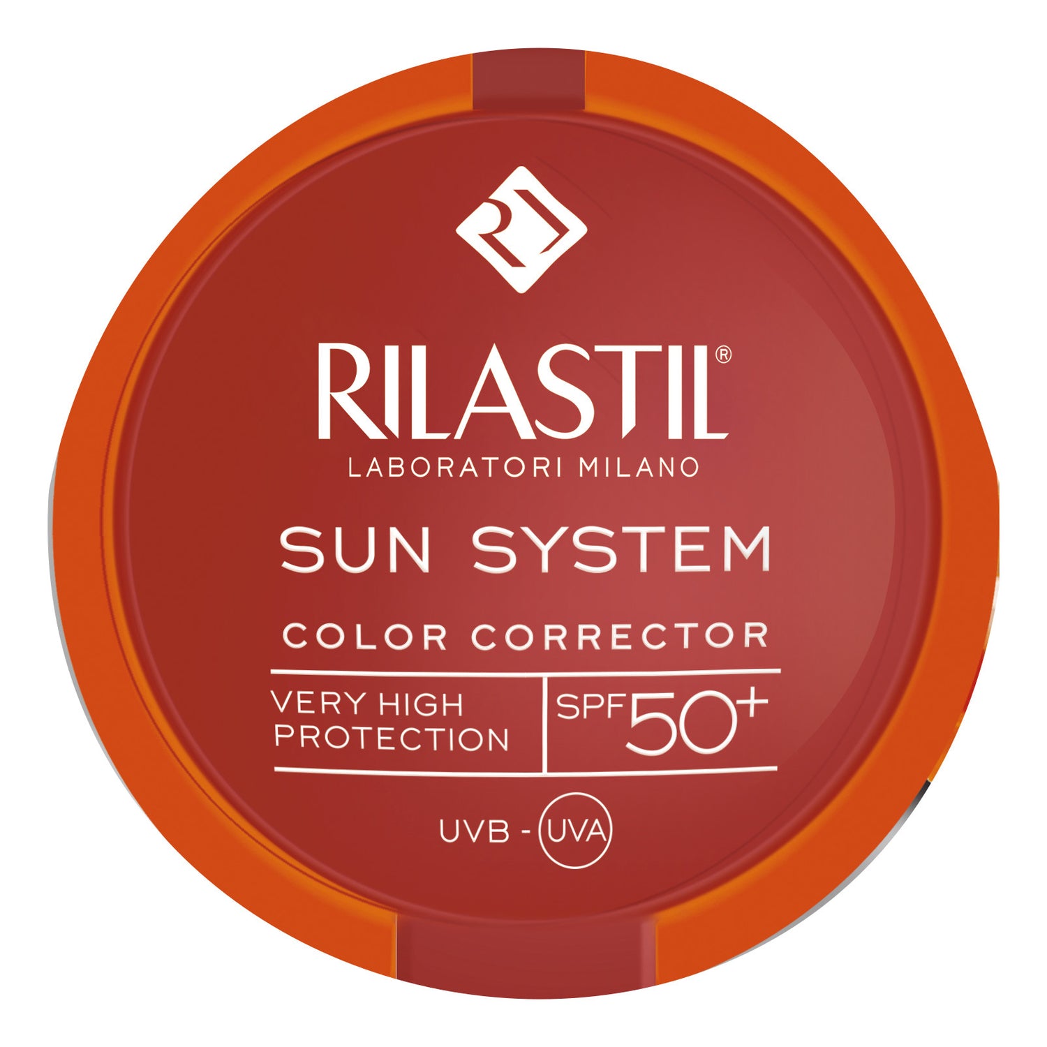 Rilastil Sun System SPF50+ Correttore del colore Fondotinta Compatto Bronzè 10g