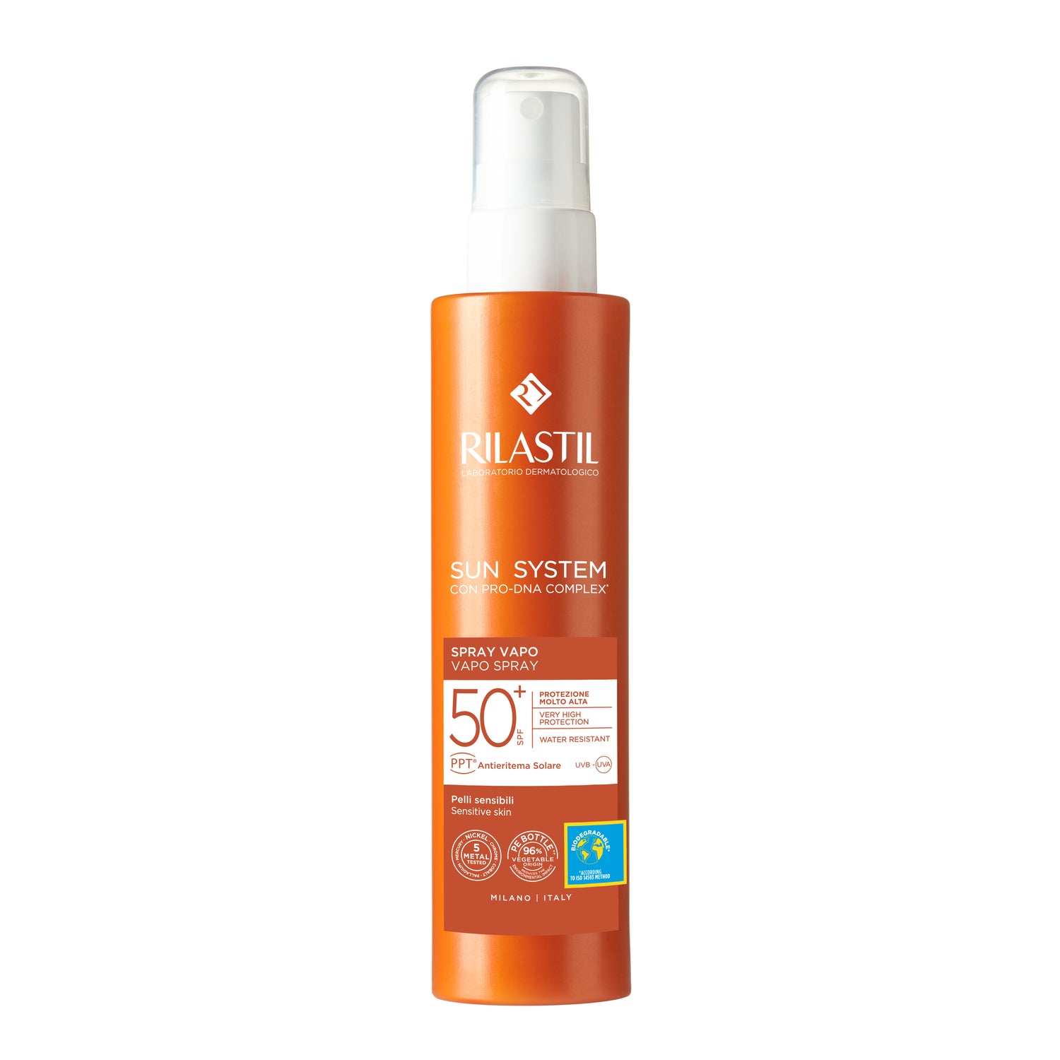 Rilastil Sun System SPF50+ Emulsione Spray Corpo Protezione Solare Molto Alta 200 ml
