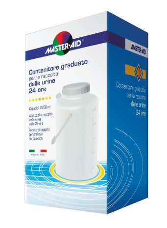 Master Aid Contenitore Graduato Per La Raccolta Delle Urine 24 Ore 24h 2500ml  