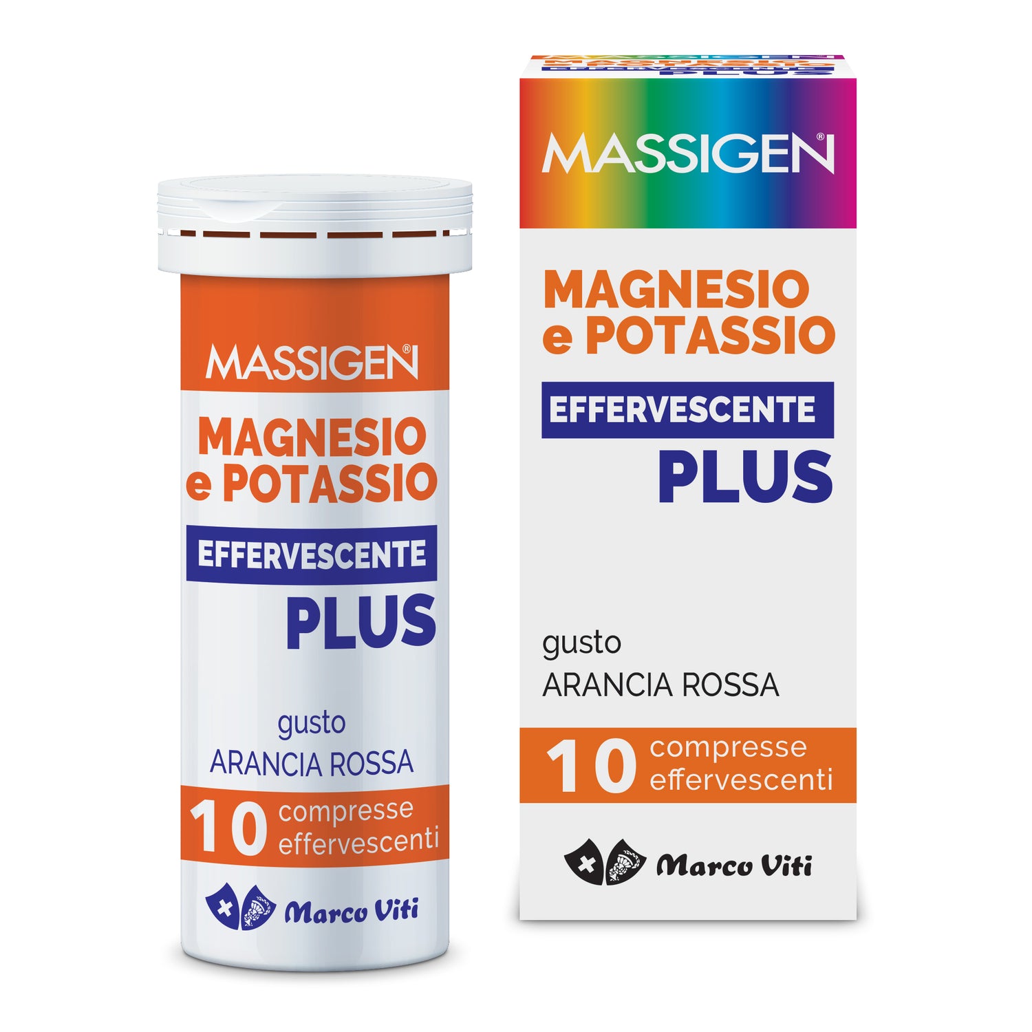 Massigen Magnesio E Potassio Forte 10 Compresse Effervescenti