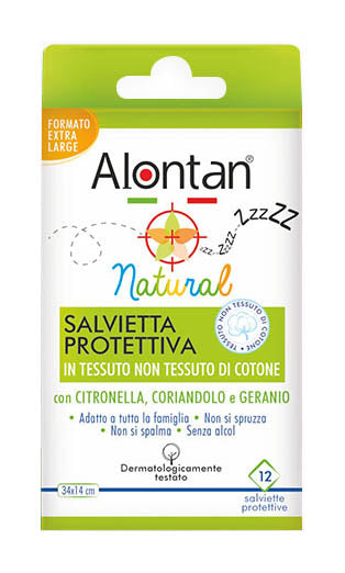 Alontan Natural Salvietta Anti-Zanzare 12 Bustine