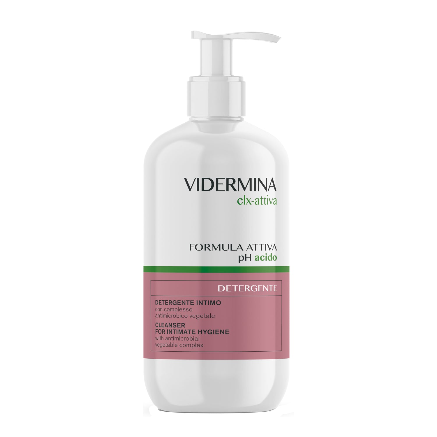 Vidermina Clx Detergente Intimo Ph 5,5 Con Dispenser 500ml