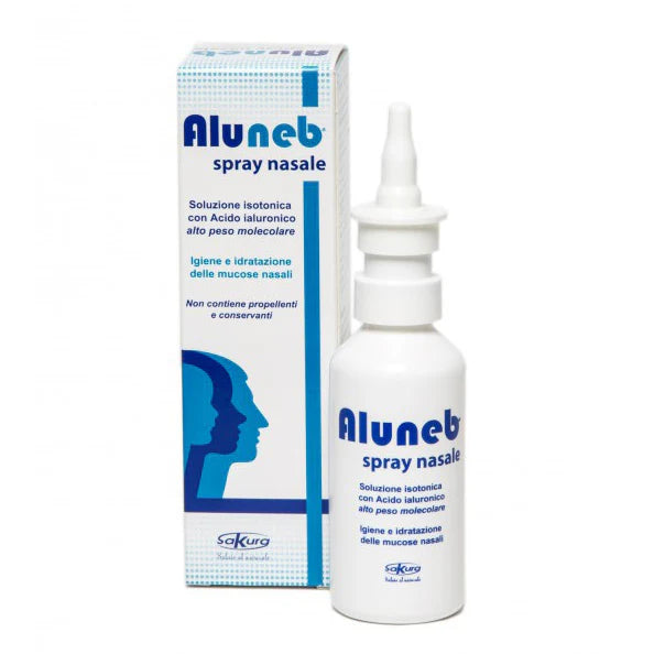 Aluneb Spray Nasale | Soluzione Isotonica Acido Ialuronico | 50ml