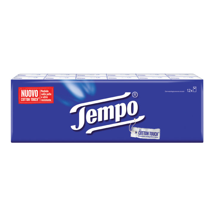 Tempo Fazzoletti Classic 4 Veli 12 Pacchetti