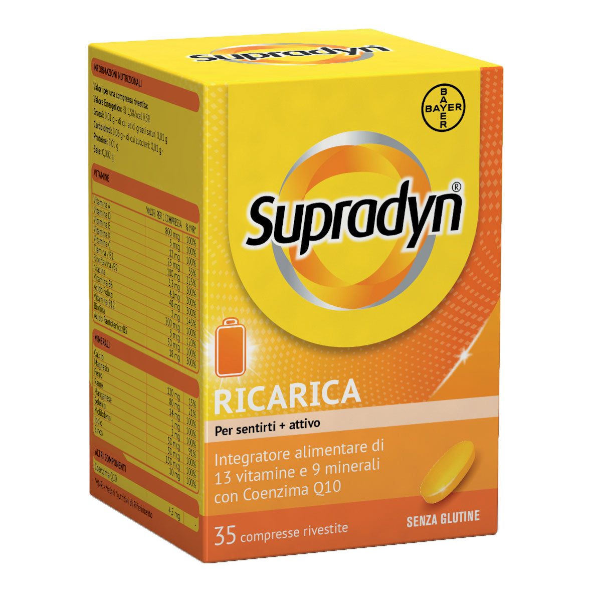Supradyn Ricarica Integratore Di Vitamine E Minerali 35 Compresse Rivestite