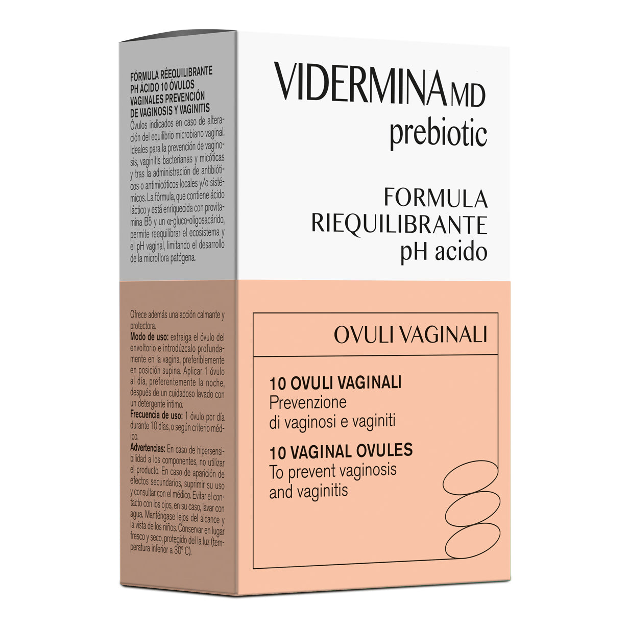 Vidermina Prebiotic 10 Ovuli Vaginali