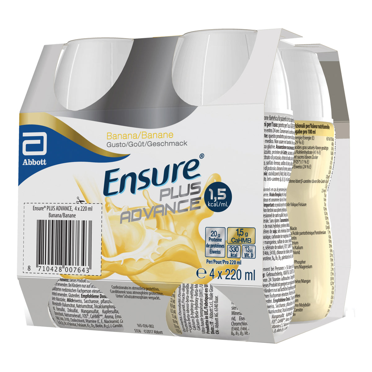 ENSURE PLUS ADVANCE BAN4X220ML  