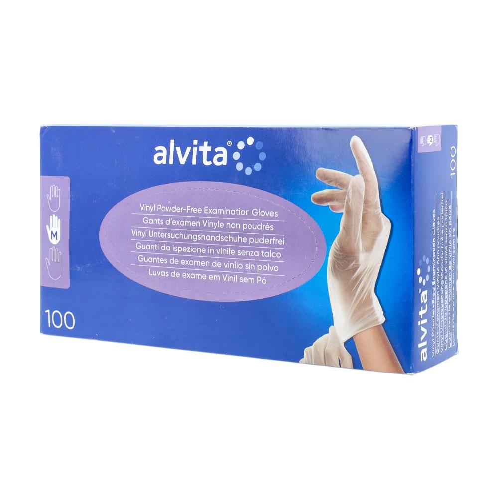 ALVITA GUANTI VINILE S/TALCO M