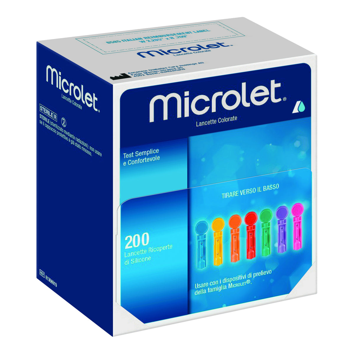 MICROLET LANCETS 200 LANCETTE  