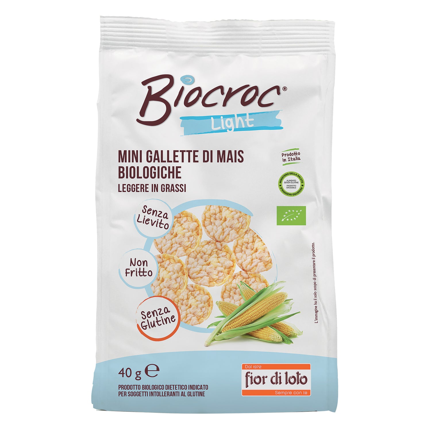 Fior di Loto Biocroc Mini Gallette di Mais Light 40g