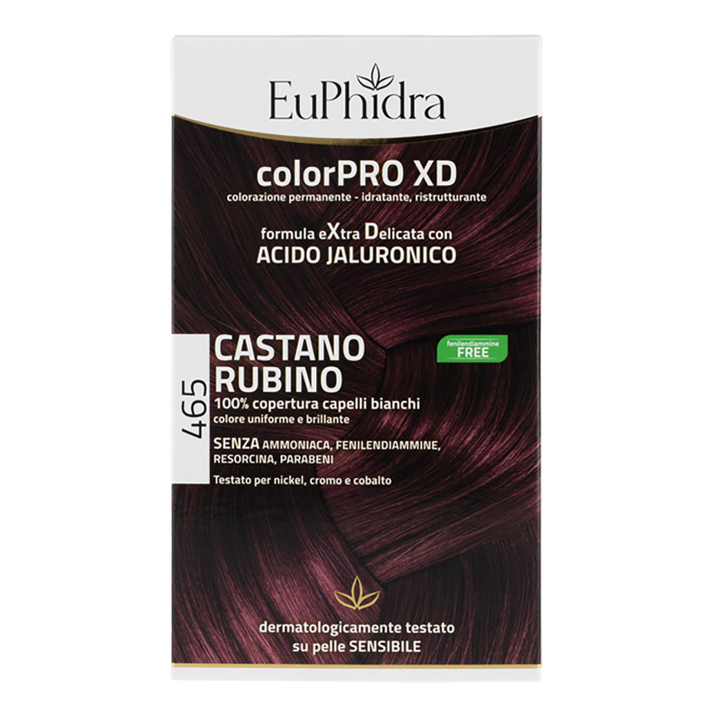 EuPhidra Color Pro Xd - Colorazione Permanente N.465 Castano Rubino