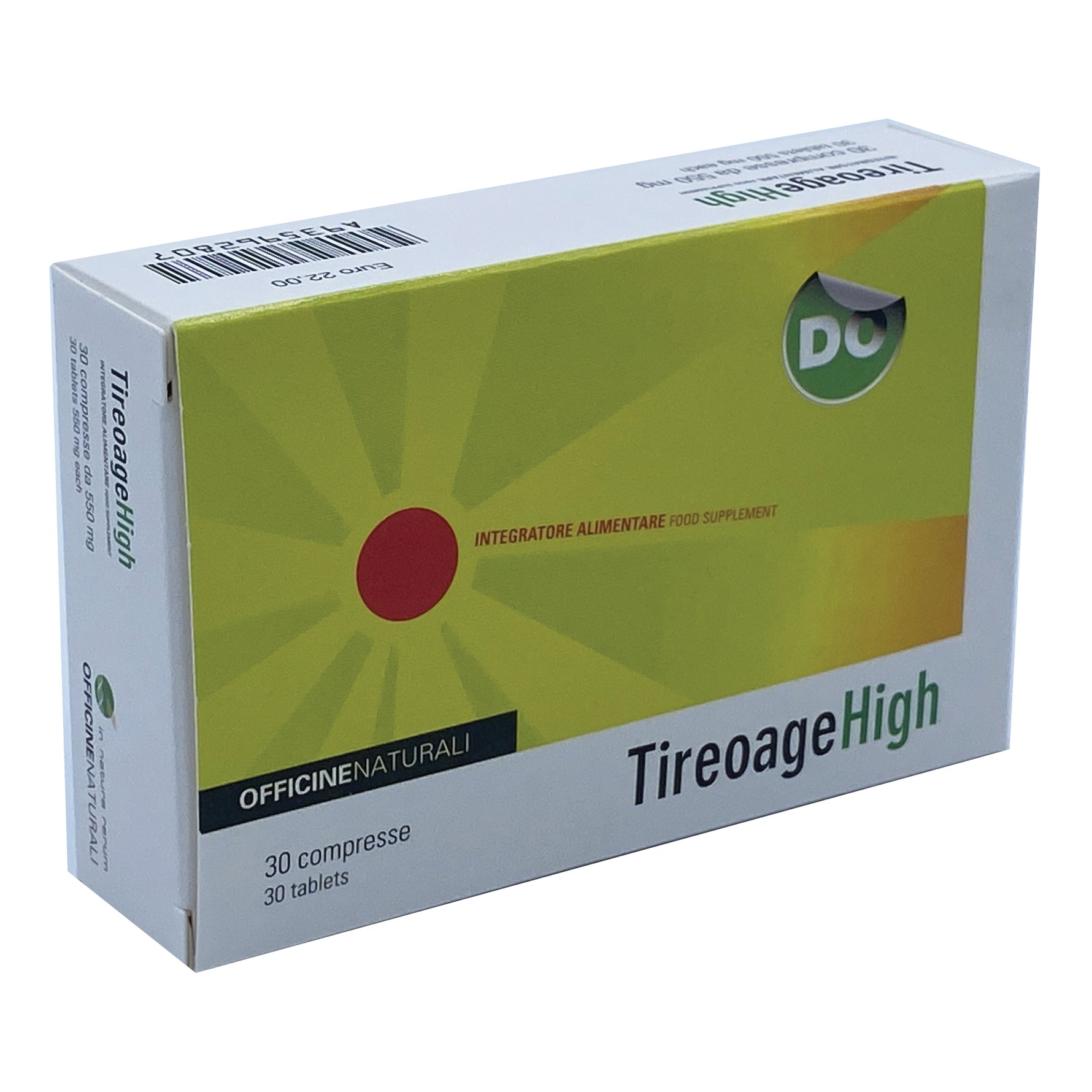 TIREOAGE HIGH 30CPR 550MG
