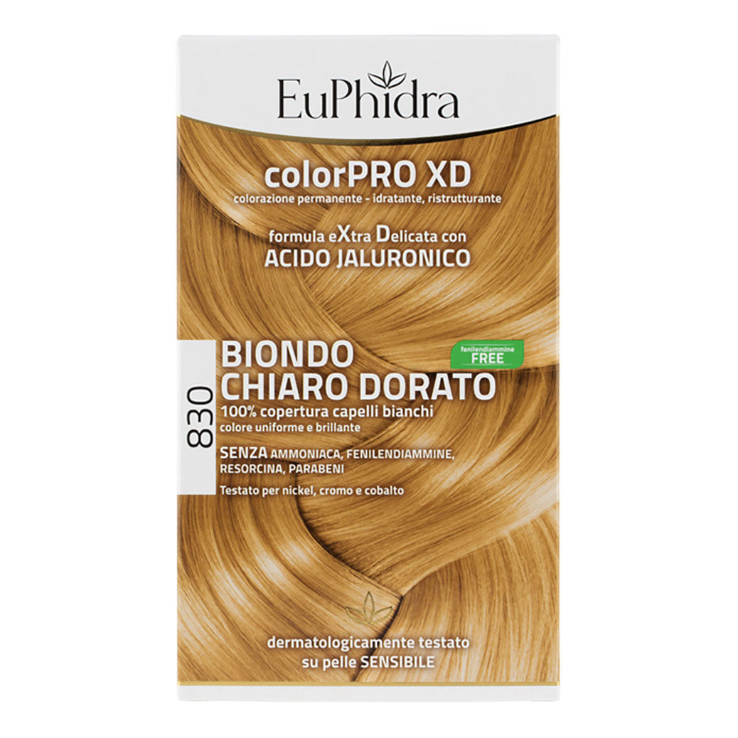 Euphidra Color Pro Xd - Colorazione Permanente N.830 Biondo Chiaro Dorato