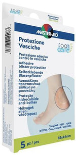 Master Aid Foot Care Vesciche Protezione Tallone 69x44mm 5 Pezzi  