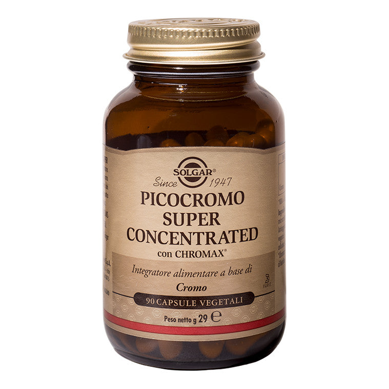 Solgar - Picocromo Super Concentrato 90 Capsule Vegetali