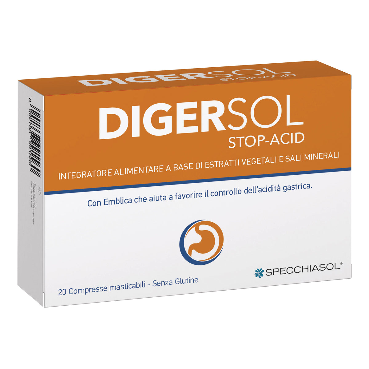 DIGERSOL STOP-ACID 20CPR  