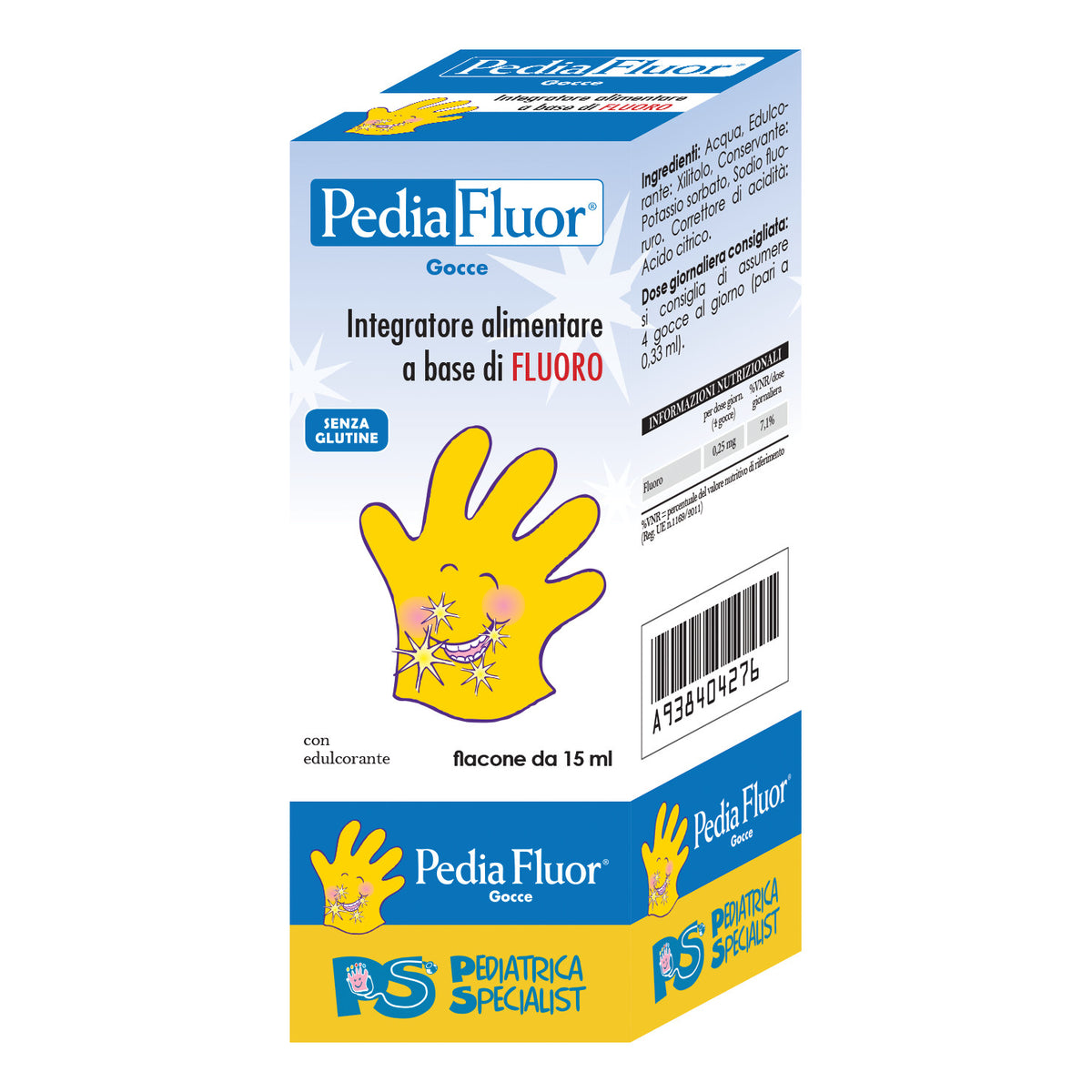 PEDIAFLUOR GOCCE 15ML  