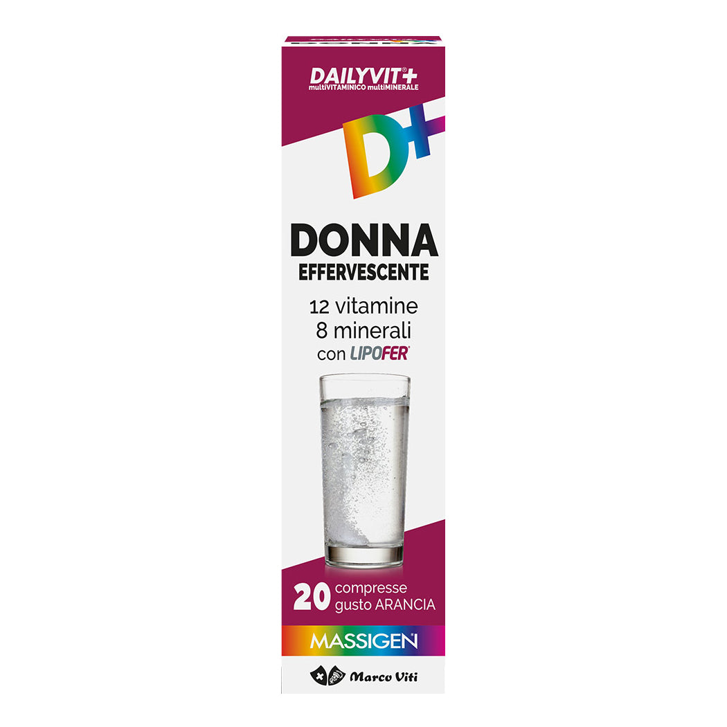 Massigen Dailyvit+ Donna Vitamine Minerali 20 Compresse Effervescenti