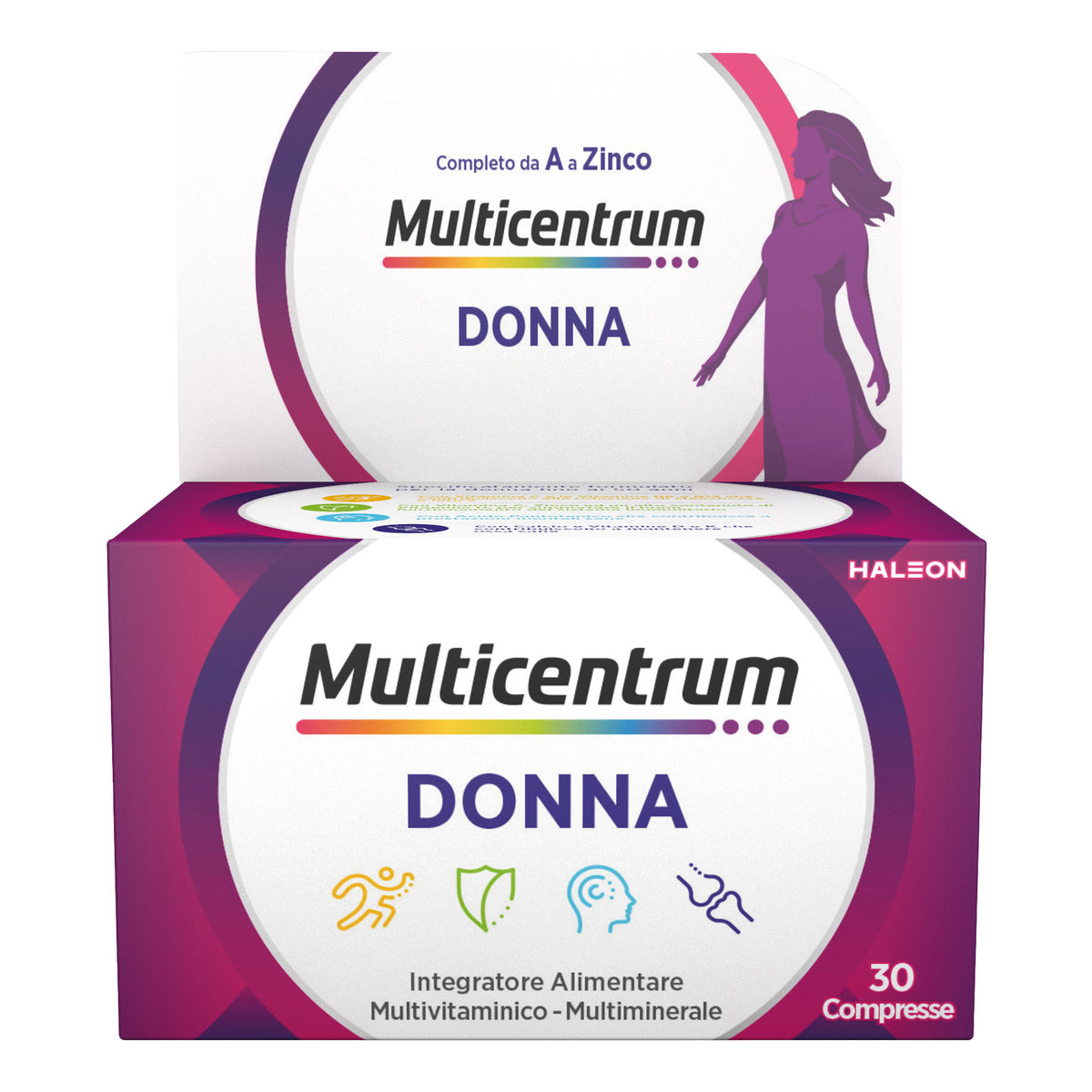 Multicentrum Donna | Integratore Multivitaminico | 30 Compresse  