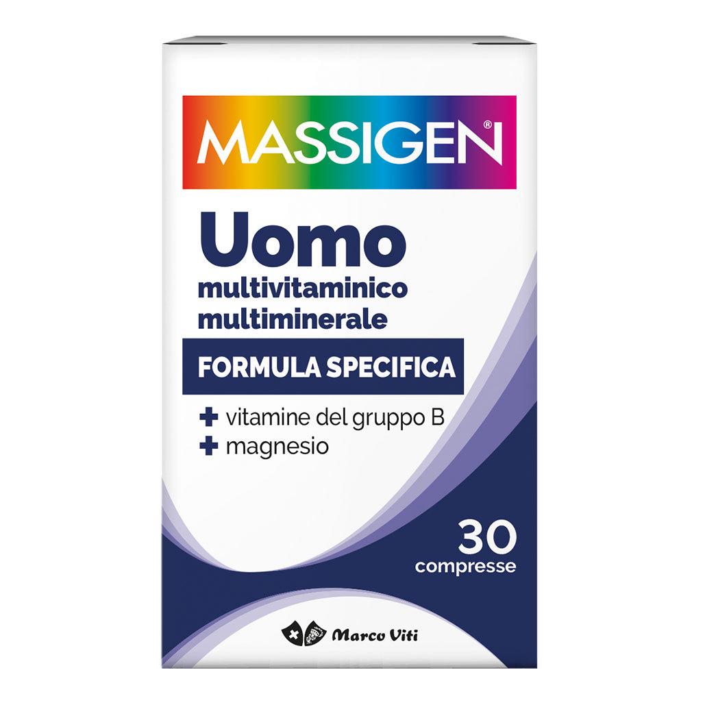 Massigen Dailyvit+ Uomo Vitamine E Minerali 30 Compresse