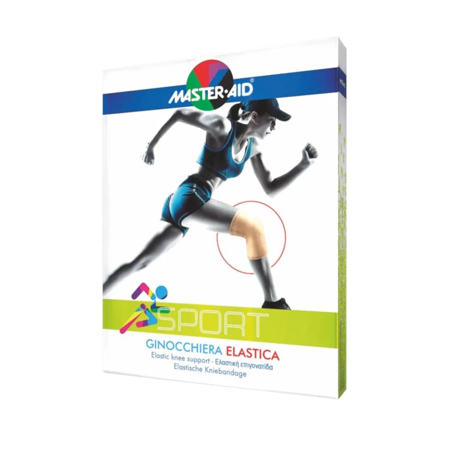 Master-Aid Sport Ginocchiera Elastica | Per Sport e Ortopedia | Taglia 3