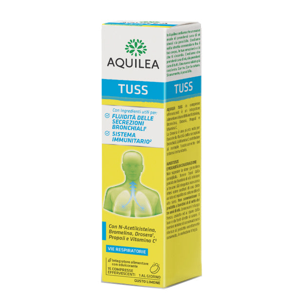 Aquilea Tuss | Effervescenti Acetilcisteina Tosse | 15 Compresse

