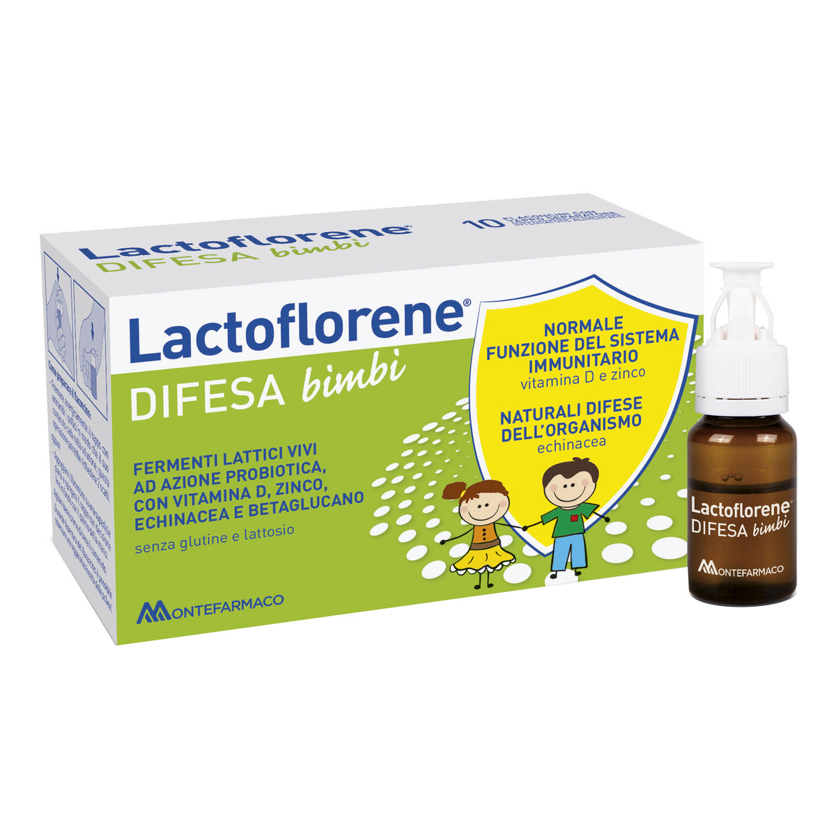 Lactoflorene Difesa Immunitaria Bambini 10 Flaconcini  