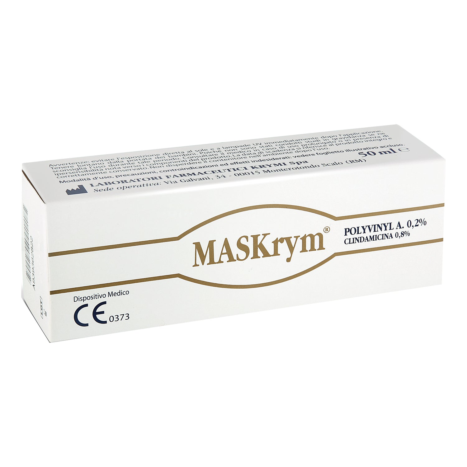 Maskrym Latte Clindamicina Coadiuvante Nel Trattamento Dell'Acne Severa 50ml