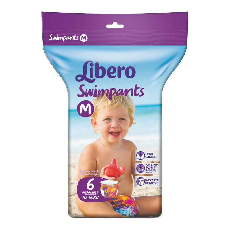 Libero Swimpants Pannolini Bambini Taglia M 6 Pezzi