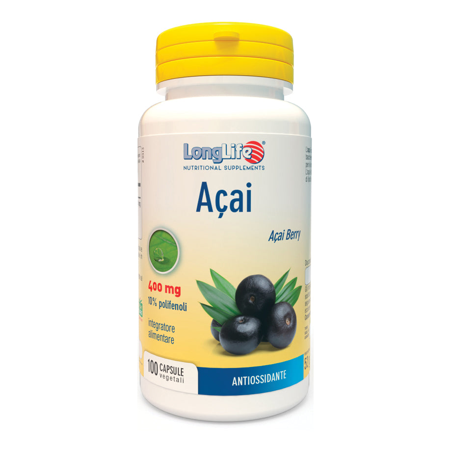 LONGLIFE ACAI 100CPS VEGETALI
