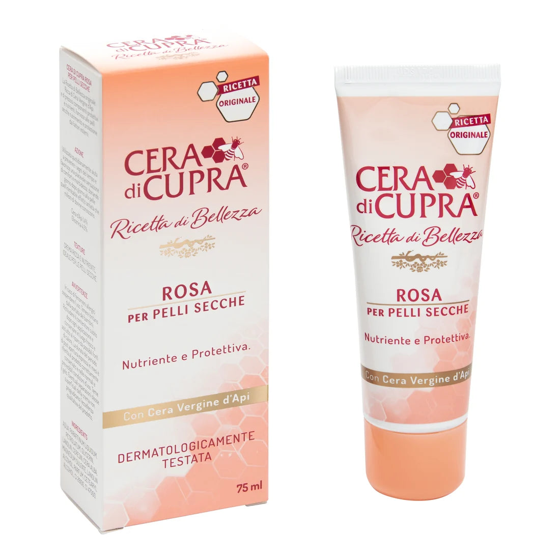 Cera di Cupra Rosa Pelli Secche | Crema Nutriente e Protettiva | 75 ml
