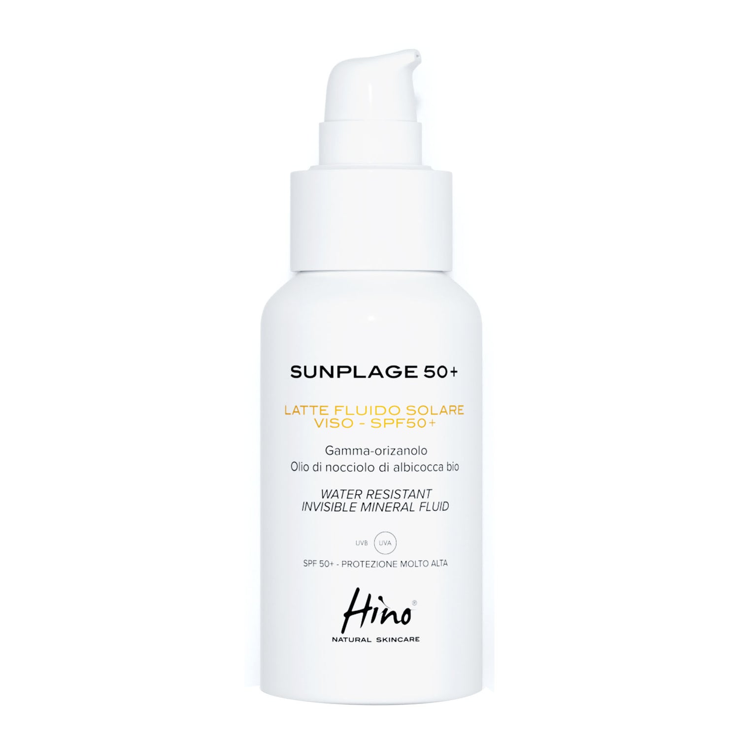 Hino Sunplage Spf50+ – Latte Solare Minerale Viso 50ml