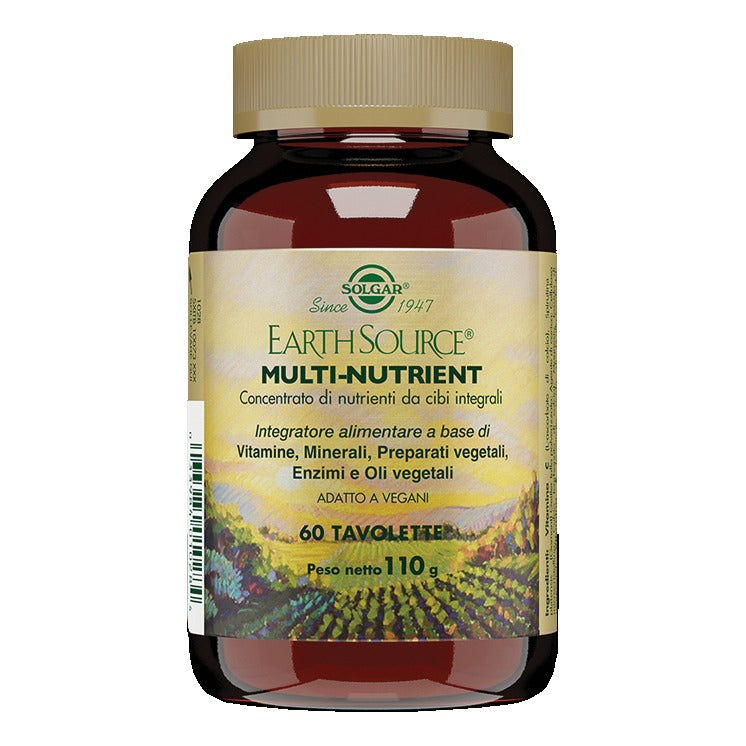 Solgar - Earth Source Multi-Nutrient 60 Tavolette  