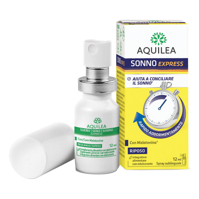 Aquilea Sonno Express | Spray Sublinguale Melatonina | 12 ml
