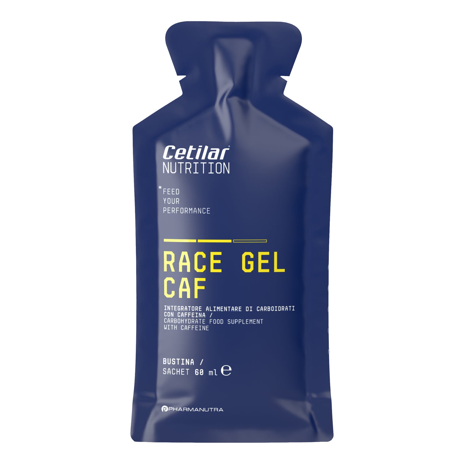 Cetilar Nutrition Race Gel Caf - Integratore Alimentare Di Carboidrati Con Caffeina 60ml