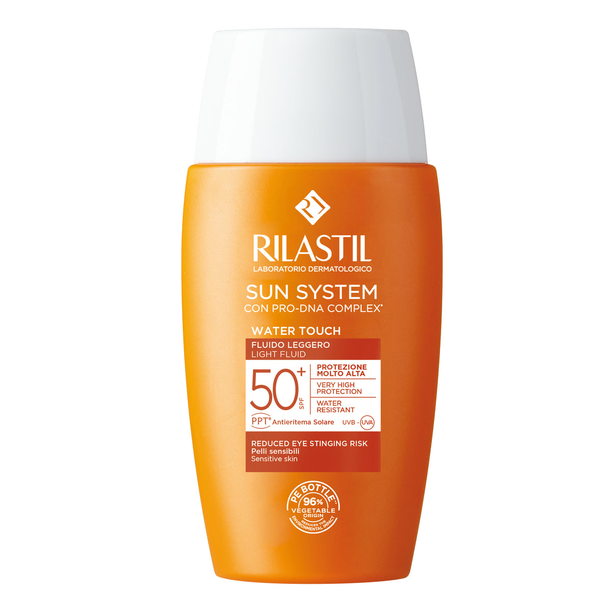 Rilastil Sun System SPF50+ WATER TOUCH FLUID Protezione Solare Molto Alta 50 ml  