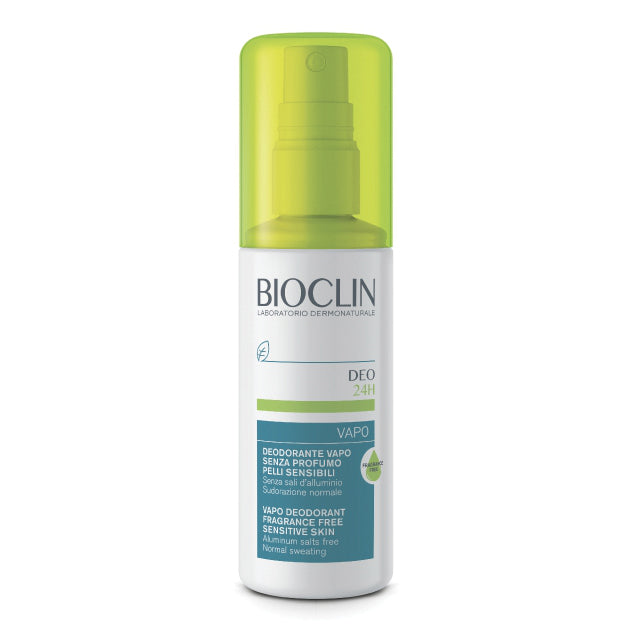 Bioclin Deo 24H Vapo | Deodorante per pelli sensibili senza profumo | 100 ml