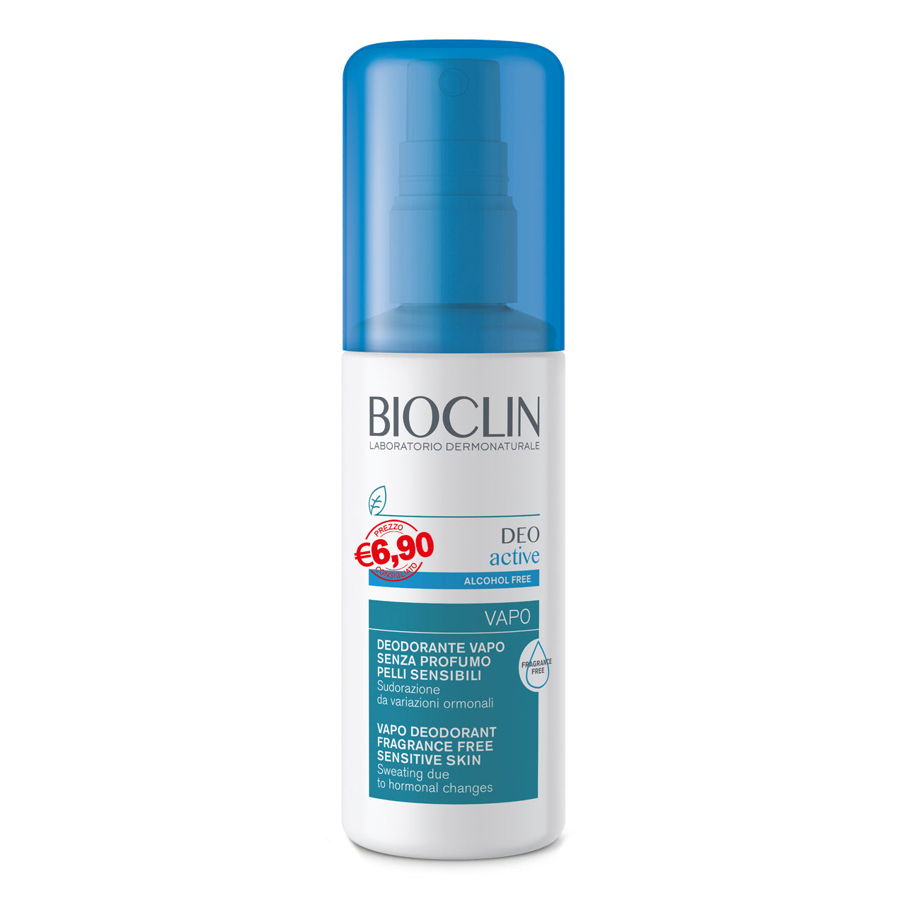 Bioclin Deo Active Vapo Deodorante Sudorazione Da Variazioni Ormonali Senza Profumo 100ml