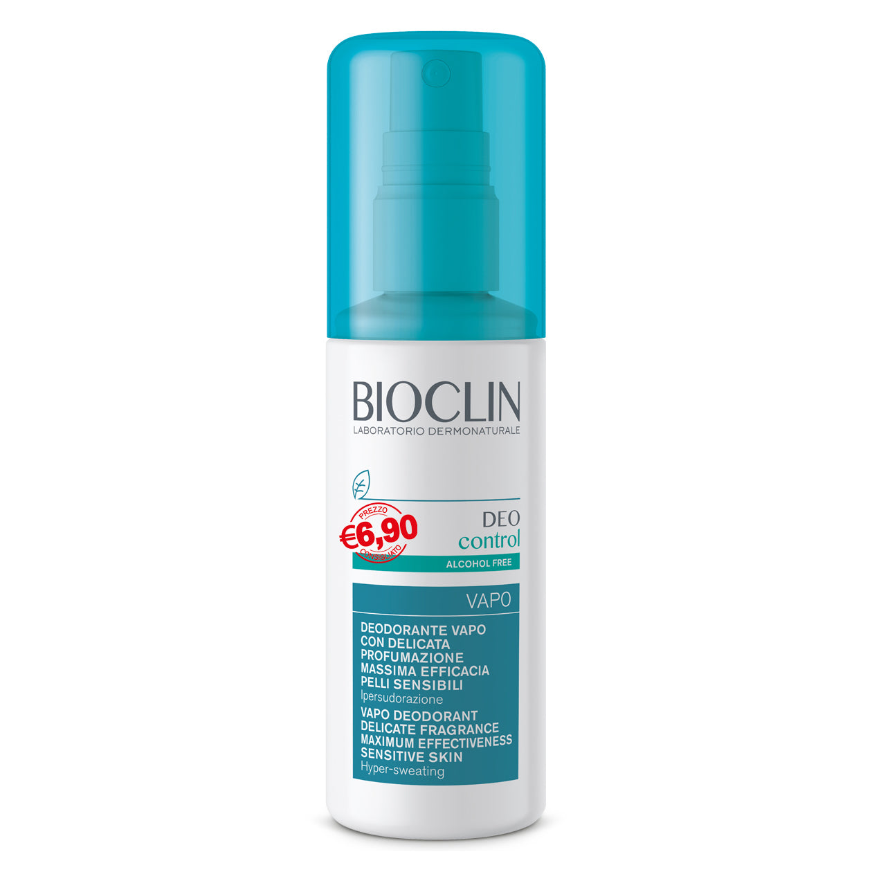 Bioclin Deo Control Vapo | Deodorante Per Ipersudorazione | 100 Ml