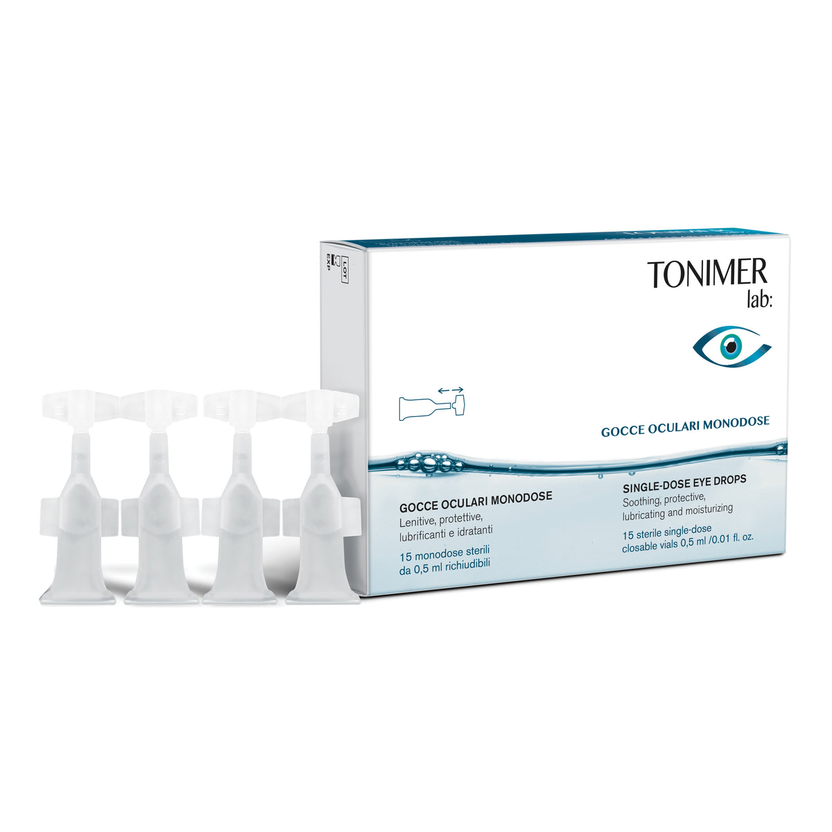 Tonimer Lab Gocce Oculari Monodose 15 Flaconcini 0.5 ml  