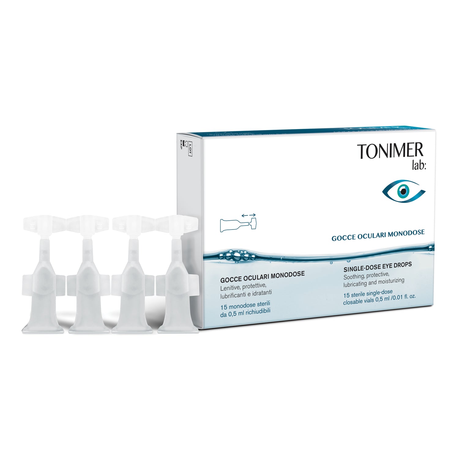 Tonimer Lab Gocce Oculari Monodose 15 Flaconcini 0.5 ml