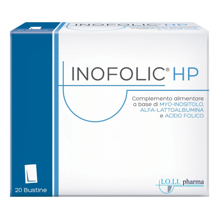 Inofolic HP | Integratore Fertilità Myo-Inositolo e Acido Folico | 20 Bustine
